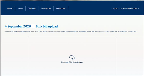 Bulk Upload