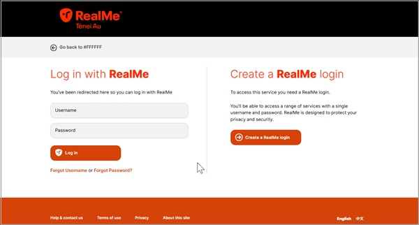 Real me login